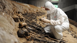科研人員通過技術手段保存&ldquo;萬人坑&rdquo;侵華罪證