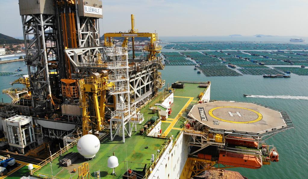 探訪大國重器&ldquo;藍鯨1號&rdquo;