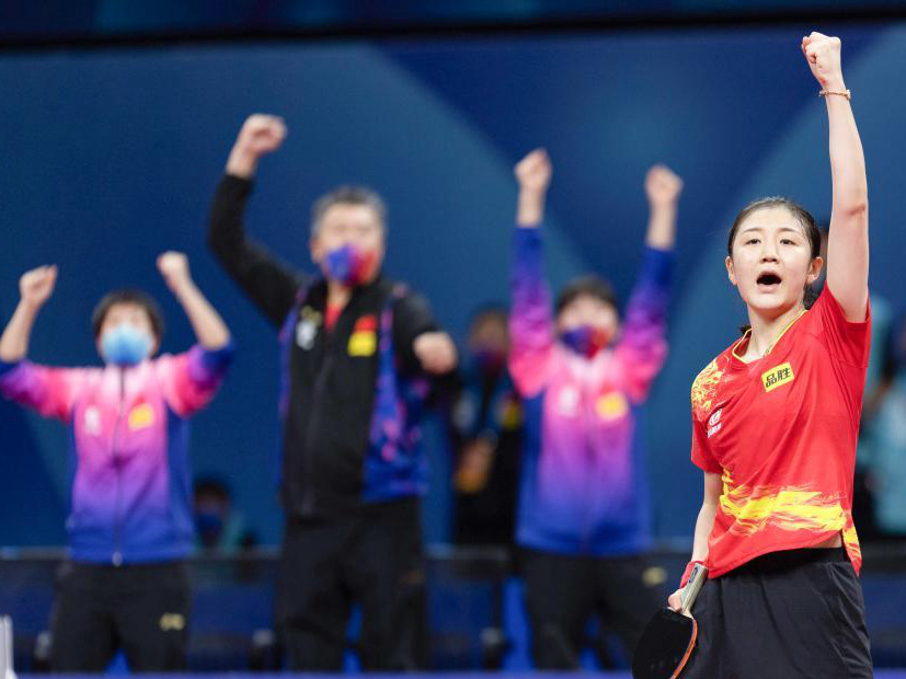 乒乓球&mdash;&mdash;世乒賽團(tuán)體賽：中國(guó)女隊(duì)奪冠