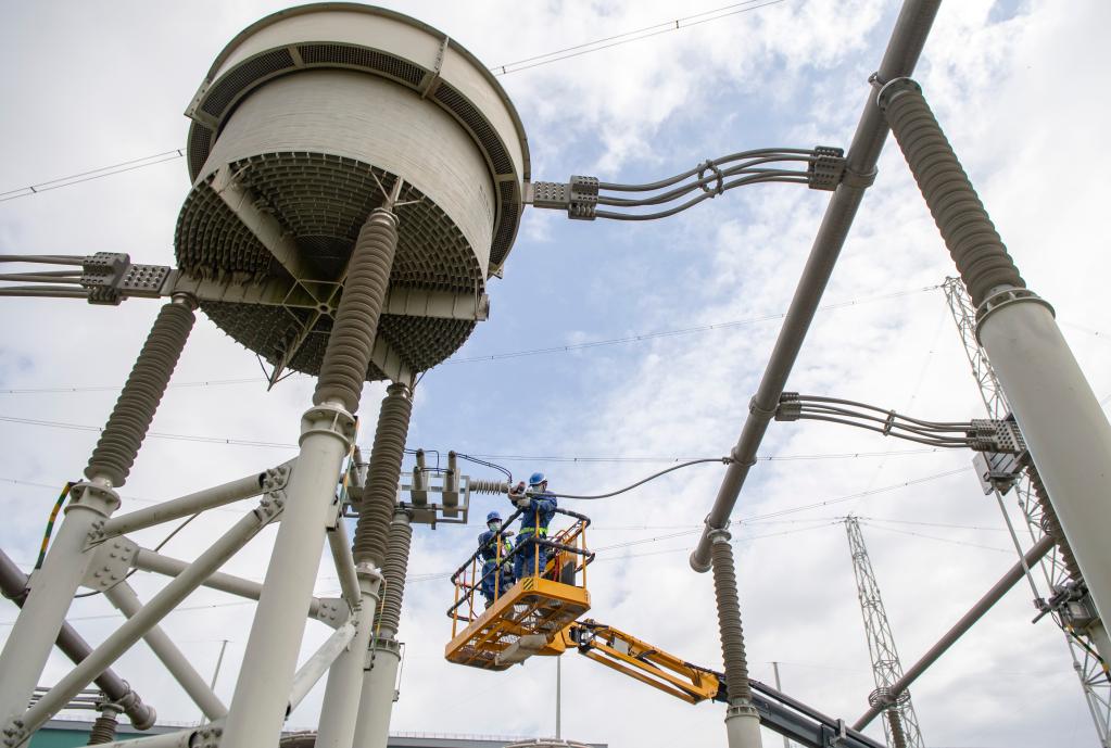 新華全媒+丨世界最高電壓等級(jí)換流站完成&ldquo;體檢&rdquo;