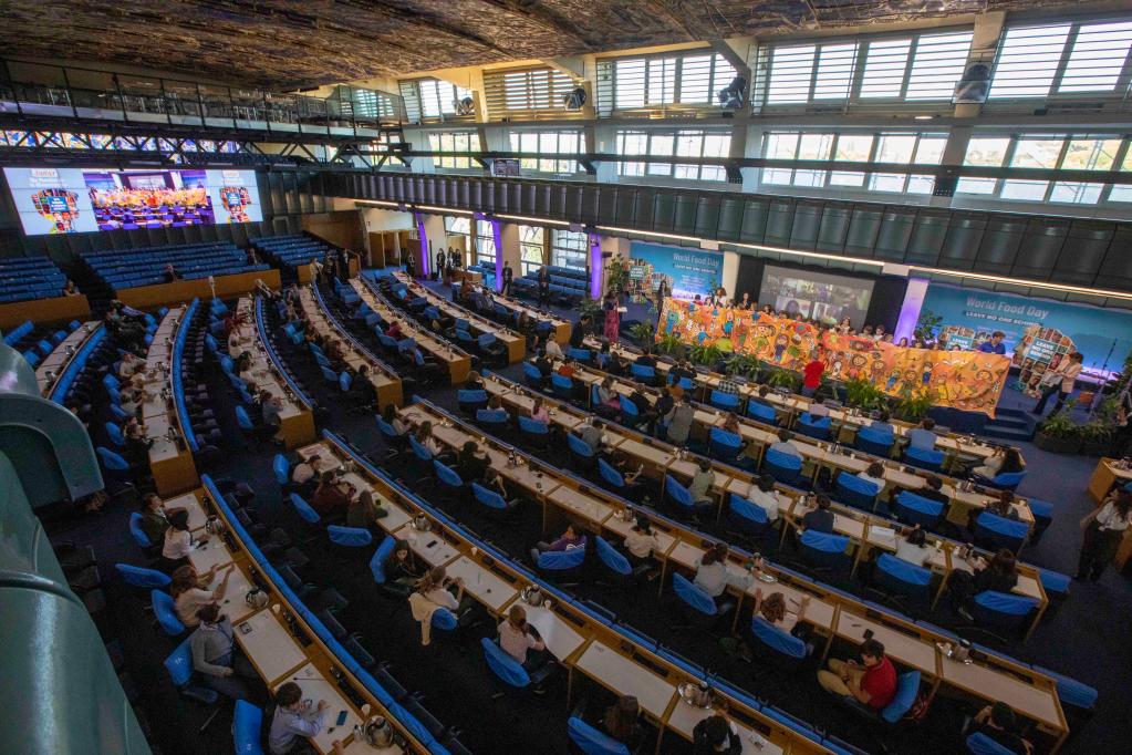 世界糧食日全球活動呼吁&ldquo;不讓任何人掉隊&rdquo;