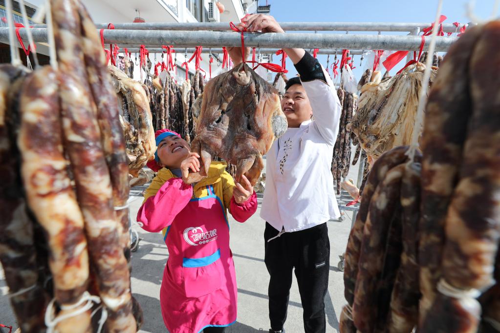 冬至時節晾制忙