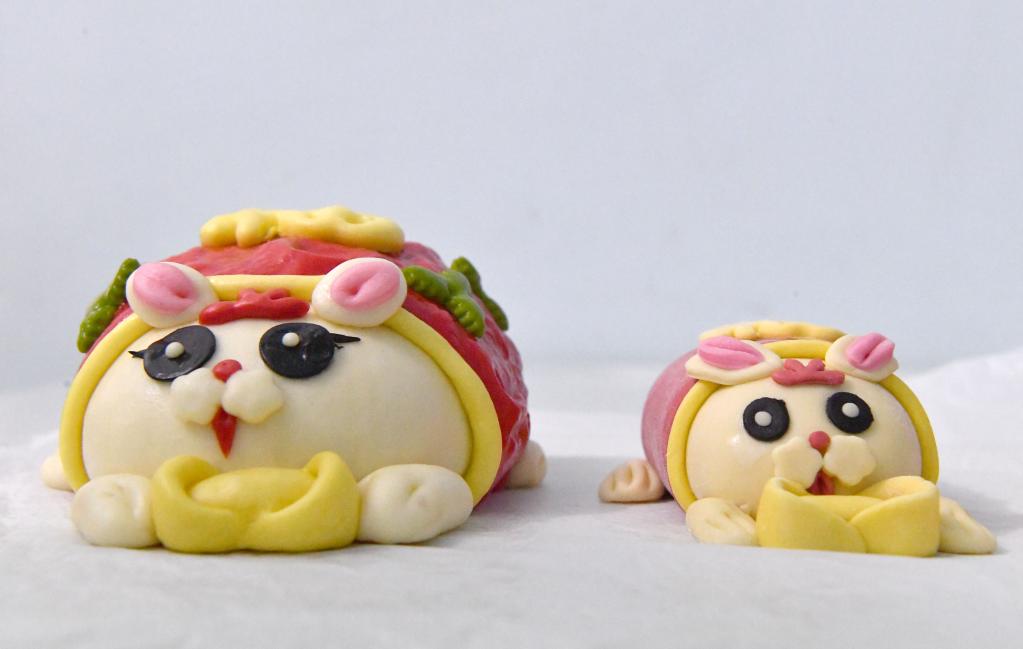 &ldquo;萌兔&rdquo;花饃新鮮出爐