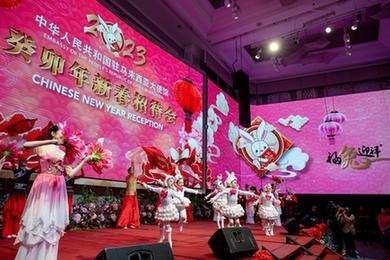 共慶兔年新春 共話交流合作&mdash;&mdash;中國駐外大使館舉辦2023年春節招待會