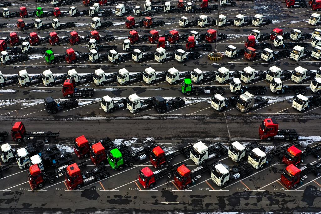 一汽解放商用車生產(chǎn)加足馬力沖刺&ldquo;開門紅&rdquo;