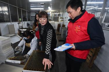 杭州臨安：黨員服務小分隊 助力企業節后&ldquo;開門紅&rdquo;