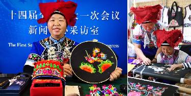 兩會(huì)&middot;影像鏈接｜全國(guó)人大代表王陸芬：&ldquo;繡&rdquo;出更加幸福美滿的生活