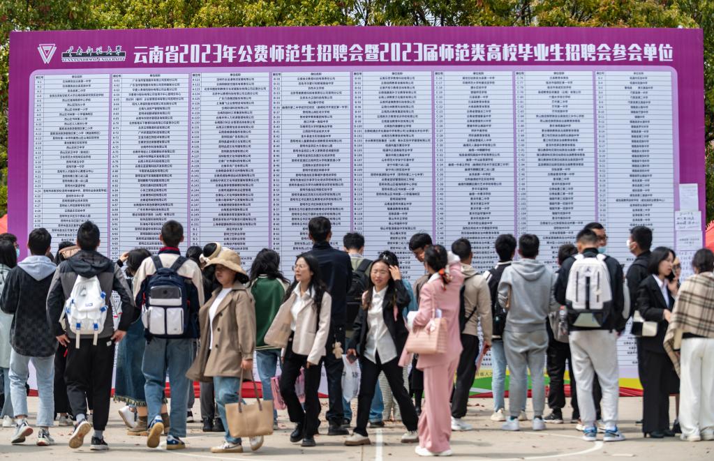 優化服務促就業&mdash;&mdash;云南高校大型招聘會現場見聞