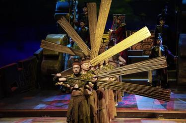 河北山海關(guān)：大型室內(nèi)史詩(shī)演出&mdash;&mdash;《長(zhǎng)城》排演