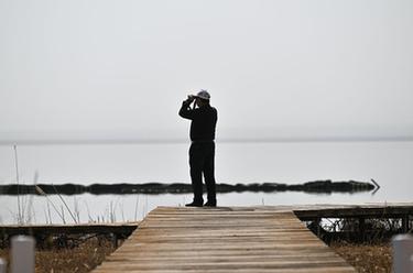 岱海上的&ldquo;老船長&rdquo;