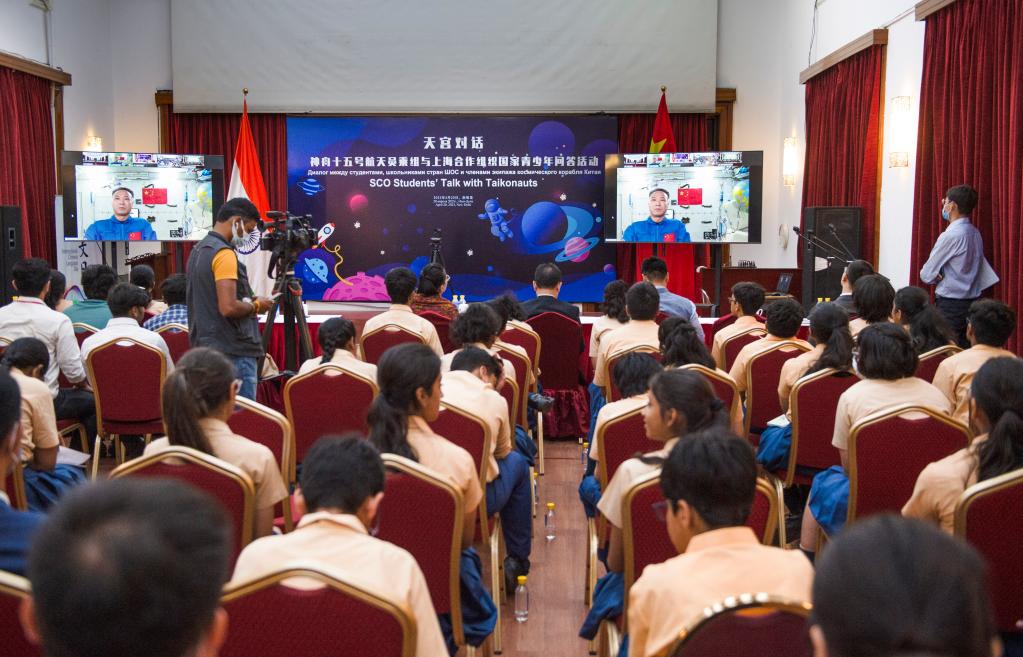 印度青少年應邀參加&ldquo;天宮對話&rdquo;活動