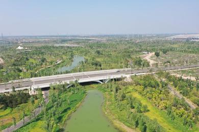 新華全媒+&middot;高質量發(fā)展調研行丨雄安新區(qū)：中央綠谷及東部溪谷生態(tài)廊道芳容初綻