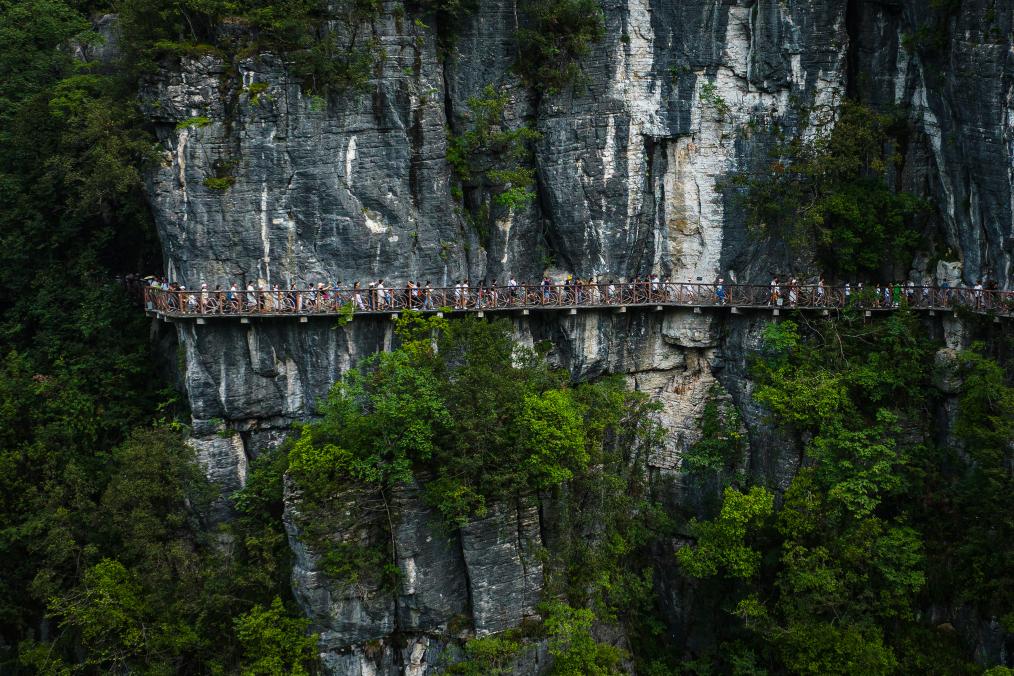湖北建始：暑期&ldquo;清涼經濟&rdquo;催熱文旅消費