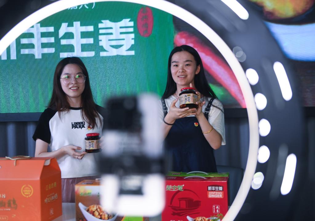 浙江嘉興：黨員公益直播助農銷售