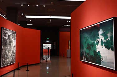 &ldquo;大美瀟湘&rdquo;大型系列山水畫展在京開幕