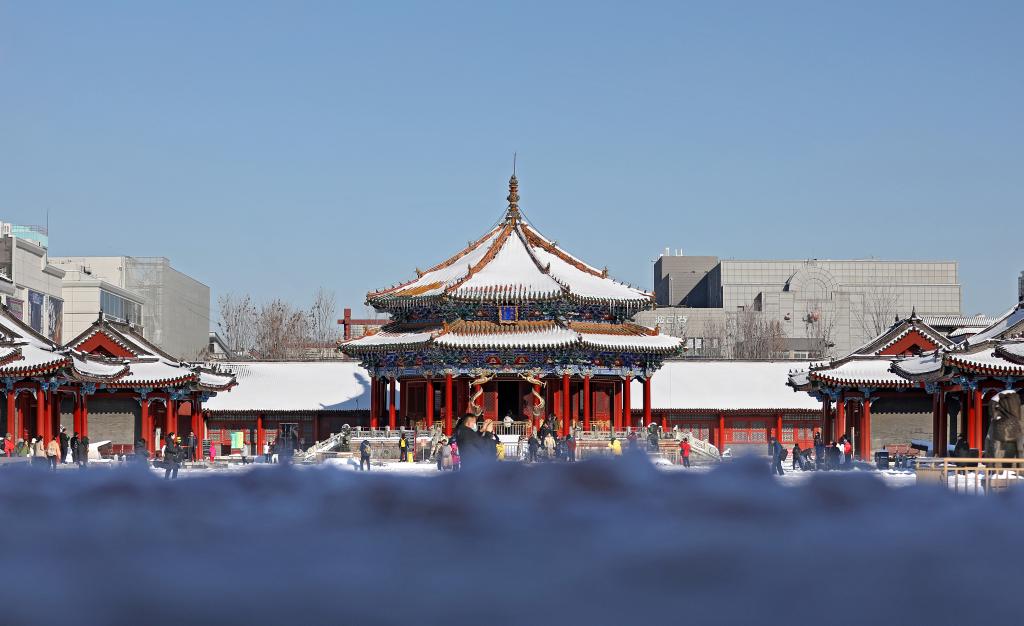 沈陽故宮迎初雪