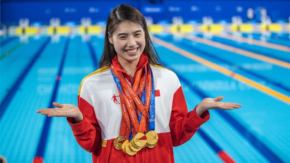 成都大運會 | 游泳&mdash;&mdash;張雨霏收獲九枚金牌