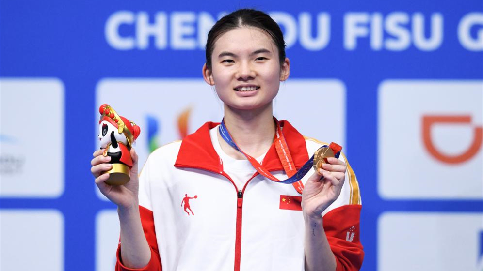 成都大運會 | 羽毛球&mdash;&mdash;韓悅獲女子單打冠軍