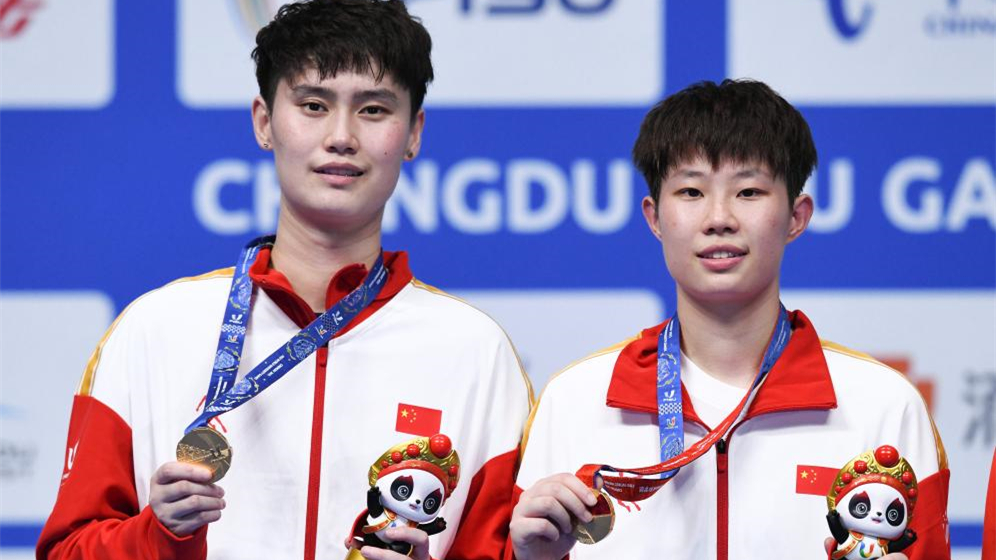 成都大運會 | 羽毛球&mdash;&mdash;李汶妹/劉玄炫獲女雙冠軍