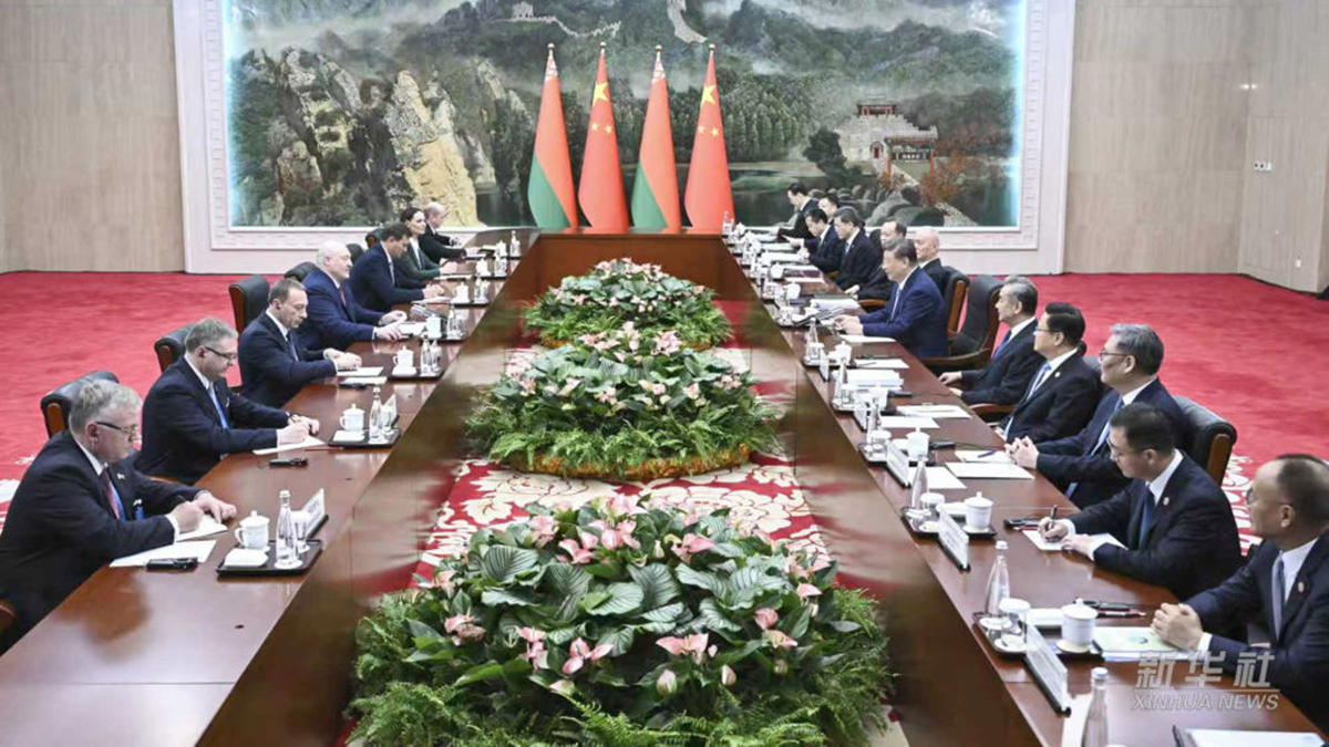 新华图讯｜习近平会见白俄罗斯总统卢卡申科